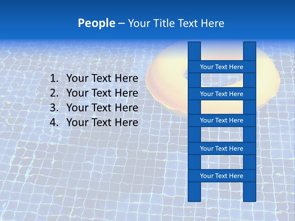 Survival Yellow Float PowerPoint Template