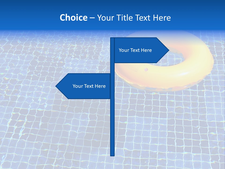 Survival Yellow Float PowerPoint Template