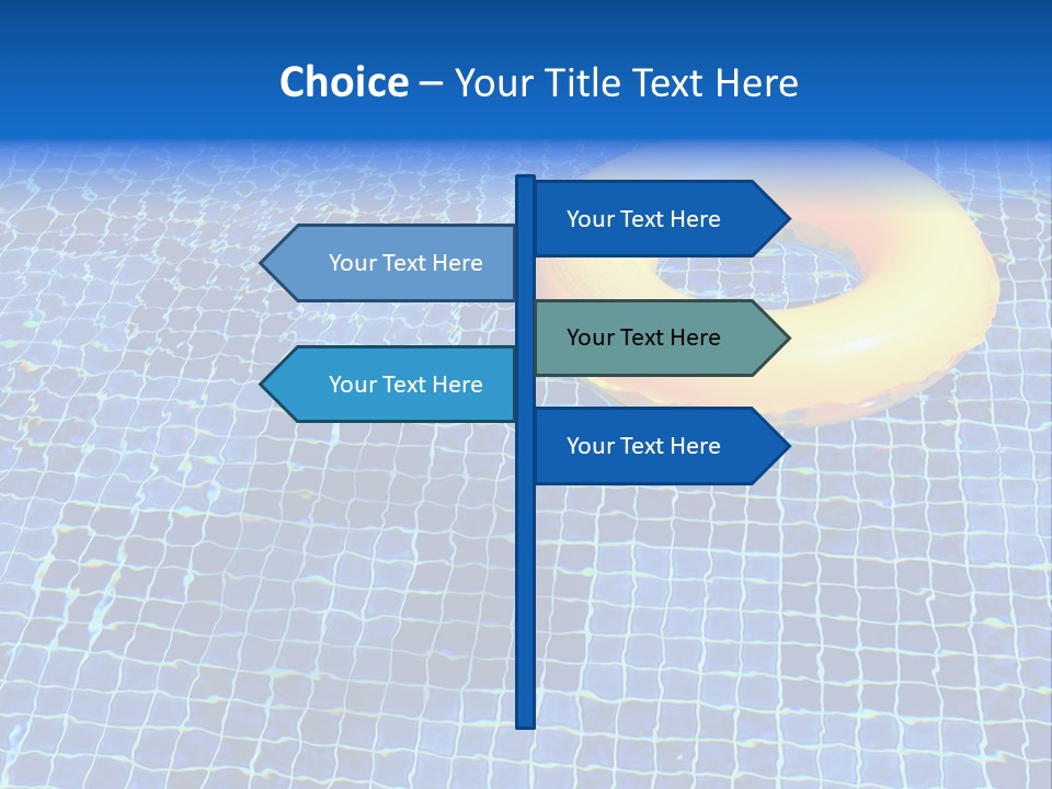 Survival Yellow Float PowerPoint Template