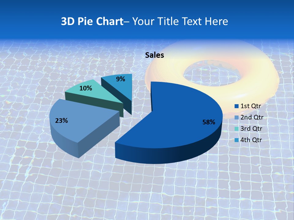 Survival Yellow Float PowerPoint Template
