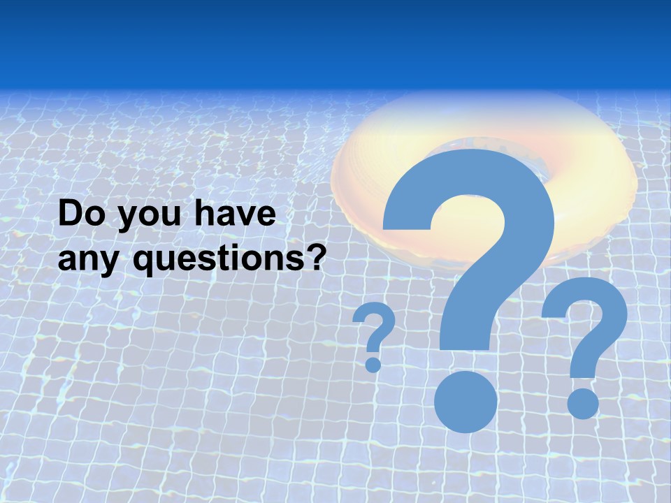 Survival Yellow Float PowerPoint Template