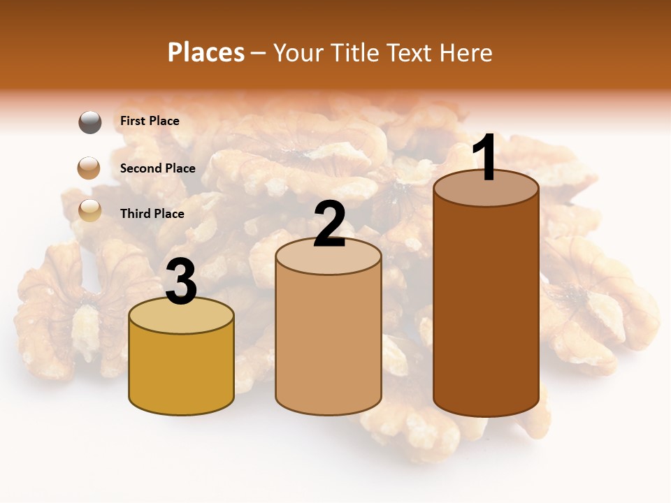 Macro White Fruit PowerPoint Template