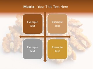 Macro White Fruit PowerPoint Template