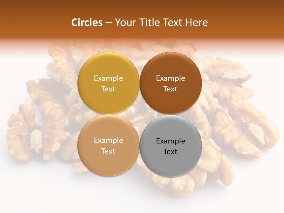 Macro White Fruit PowerPoint Template