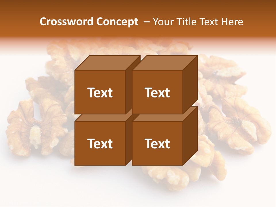 Macro White Fruit PowerPoint Template