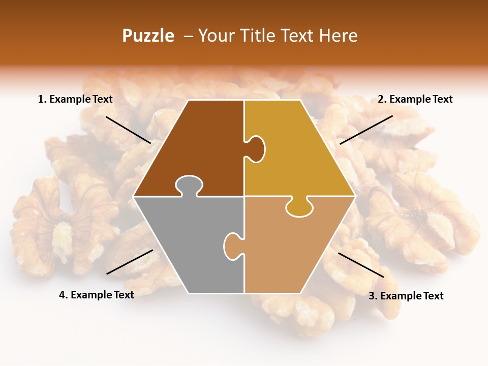 Macro White Fruit PowerPoint Template