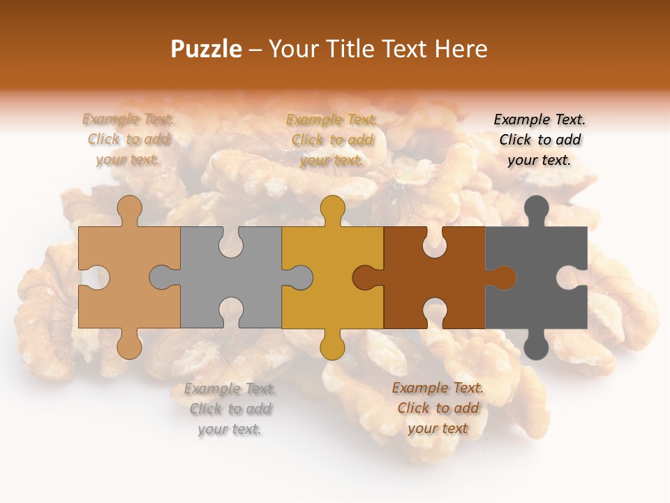 Macro White Fruit PowerPoint Template