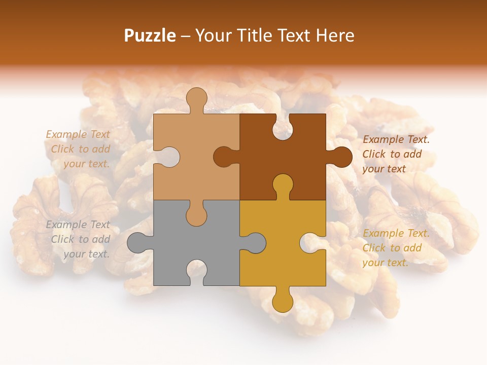 Macro White Fruit PowerPoint Template