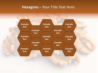 Macro White Fruit PowerPoint Template