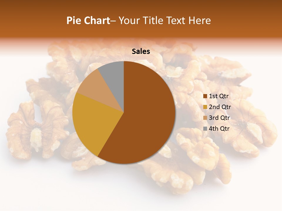 Macro White Fruit PowerPoint Template