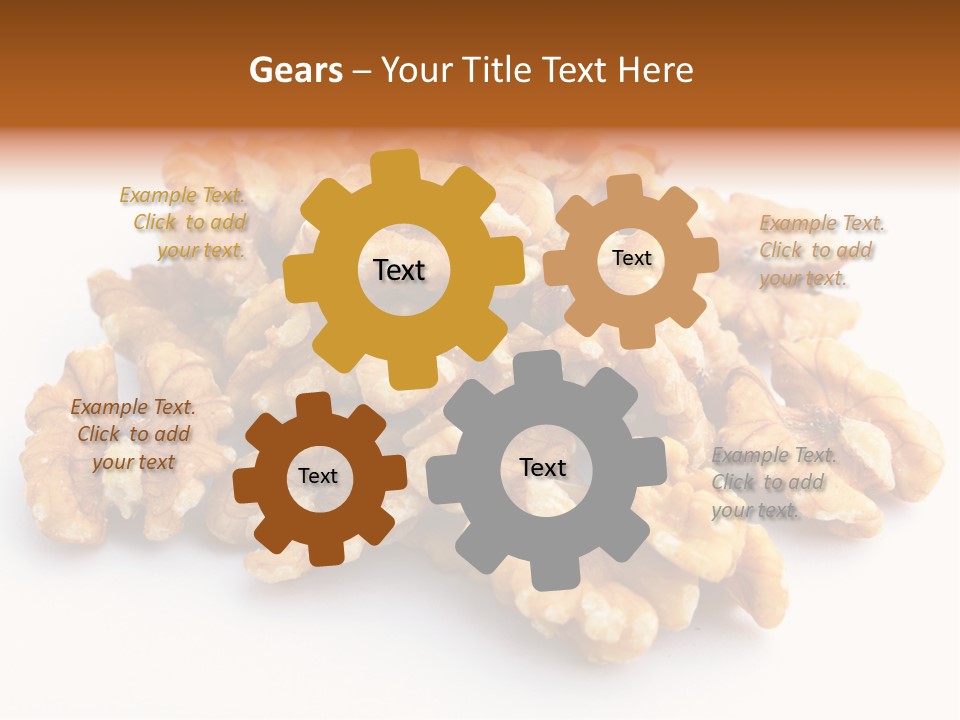 Macro White Fruit PowerPoint Template