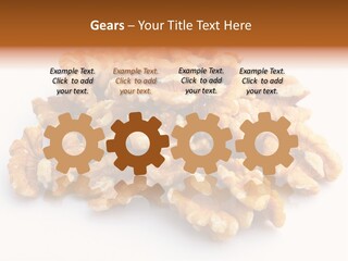 Macro White Fruit PowerPoint Template