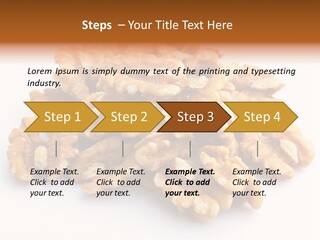 Macro White Fruit PowerPoint Template