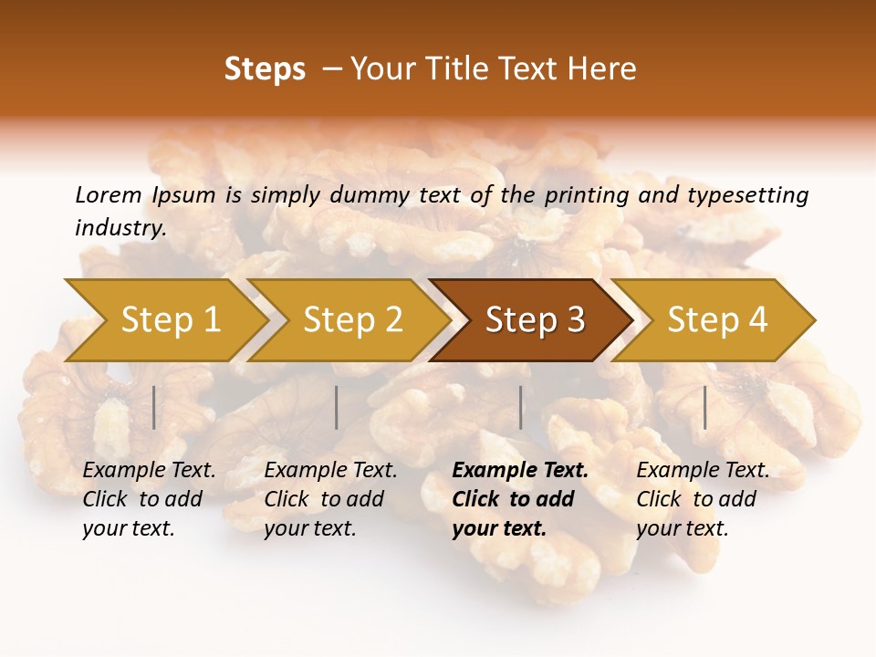 Macro White Fruit PowerPoint Template