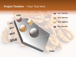 Macro White Fruit PowerPoint Template