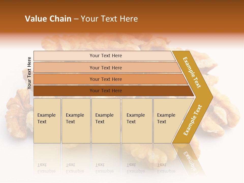 Macro White Fruit PowerPoint Template