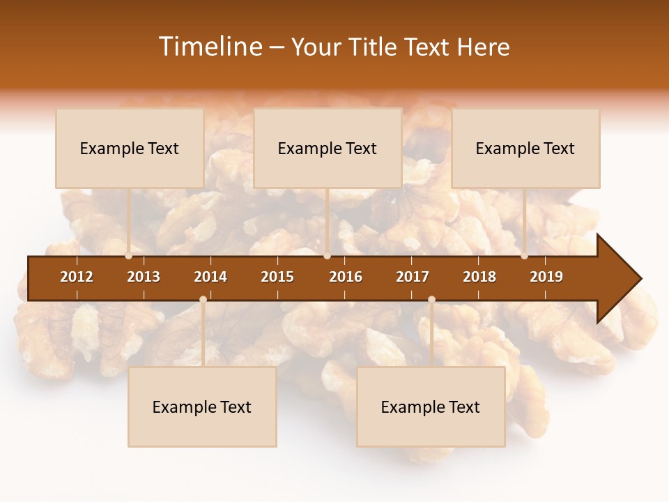 Macro White Fruit PowerPoint Template