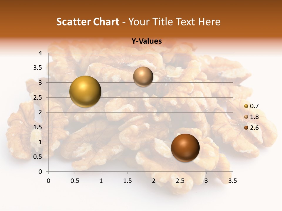 Macro White Fruit PowerPoint Template