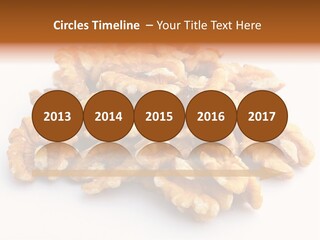 Macro White Fruit PowerPoint Template