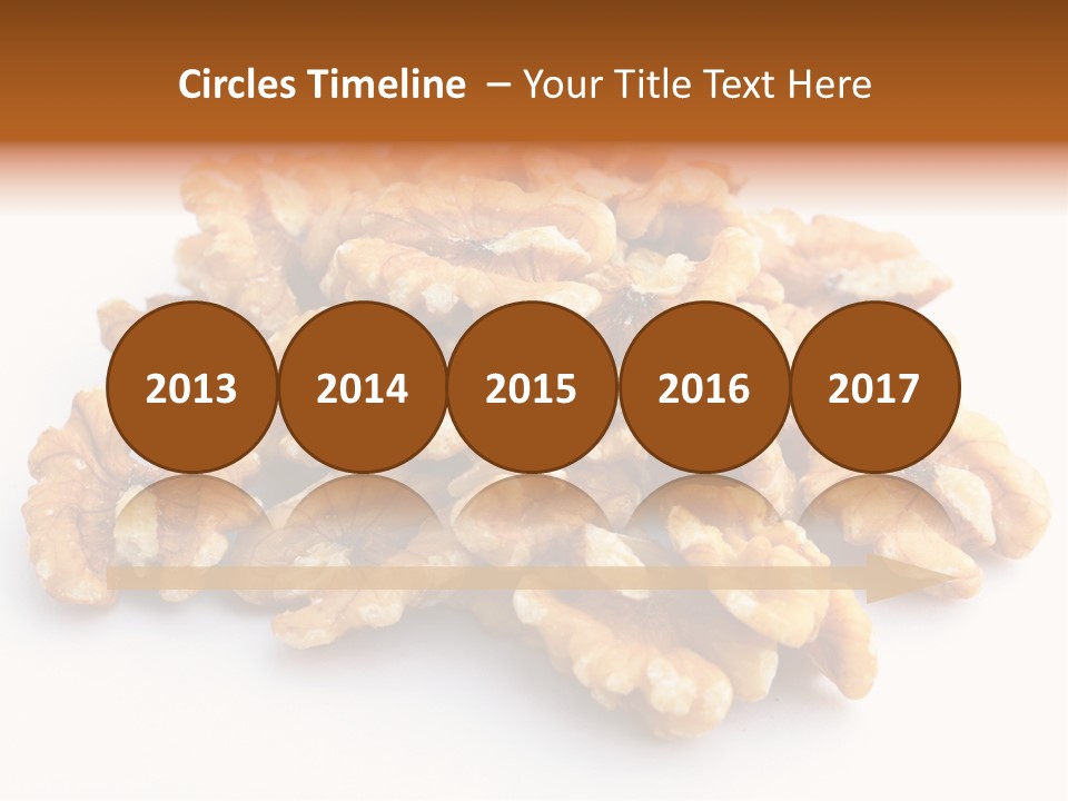 Macro White Fruit PowerPoint Template