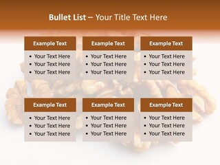 Macro White Fruit PowerPoint Template