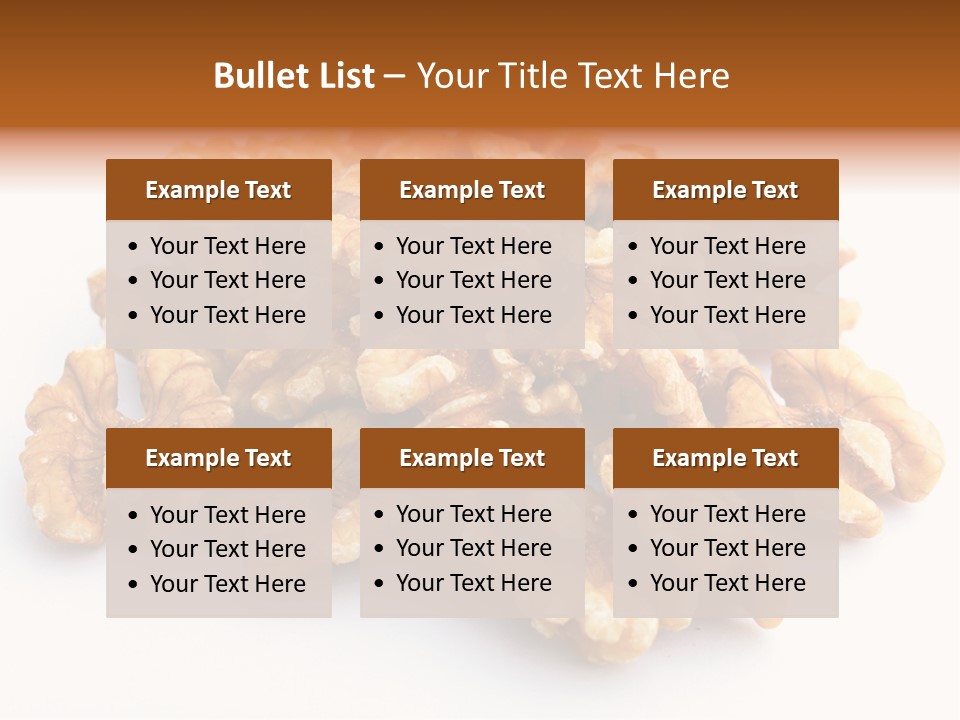 Macro White Fruit PowerPoint Template