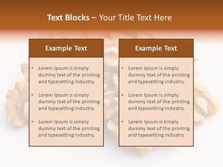 Macro White Fruit PowerPoint Template
