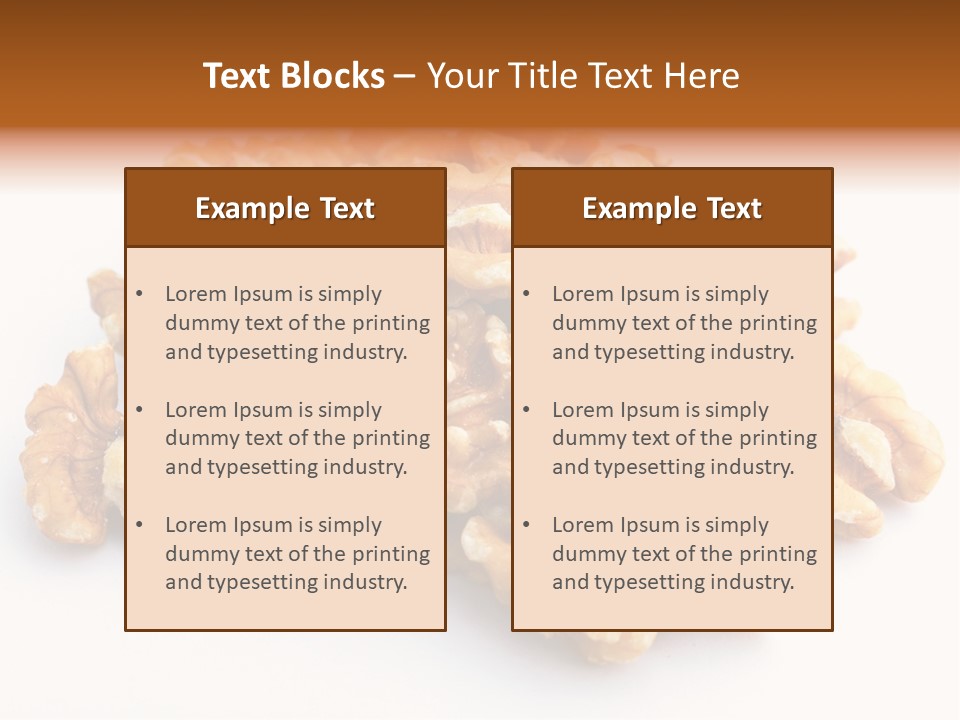 Macro White Fruit PowerPoint Template