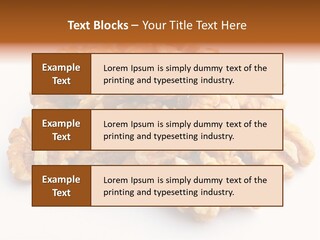 Macro White Fruit PowerPoint Template