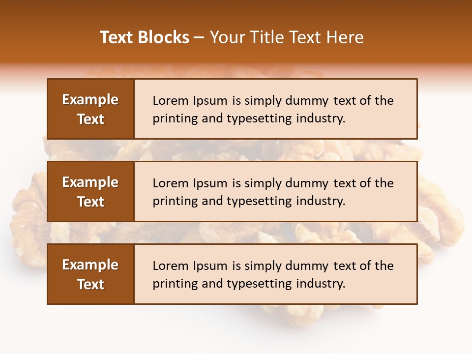 Macro White Fruit PowerPoint Template