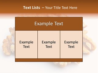 Macro White Fruit PowerPoint Template