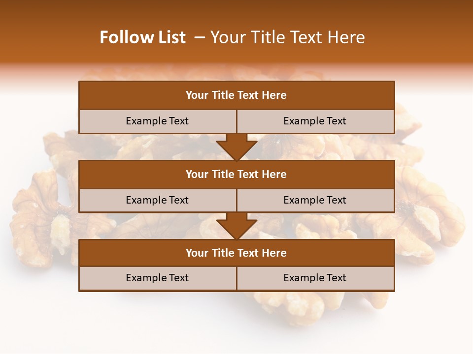 Macro White Fruit PowerPoint Template