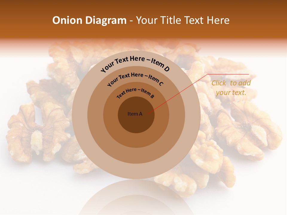 Macro White Fruit PowerPoint Template