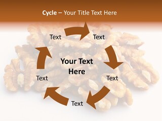 Macro White Fruit PowerPoint Template