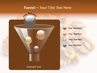 Macro White Fruit PowerPoint Template