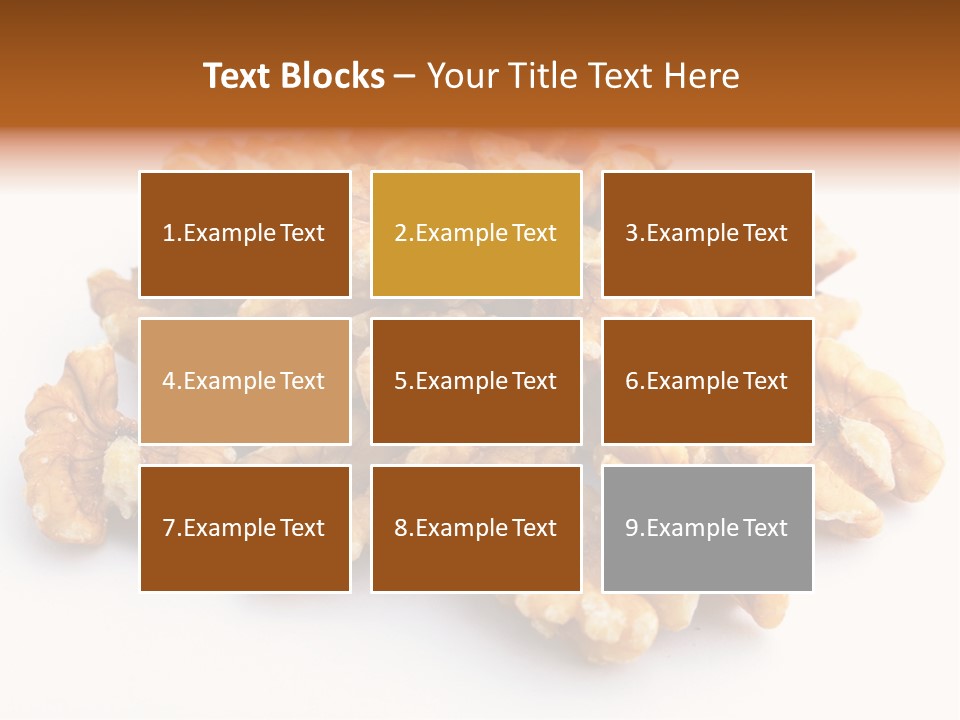 Macro White Fruit PowerPoint Template