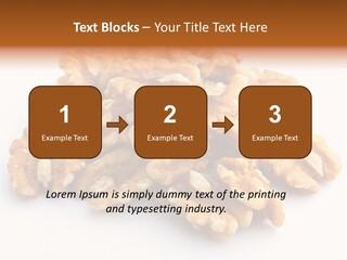 Macro White Fruit PowerPoint Template