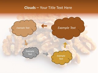 Macro White Fruit PowerPoint Template