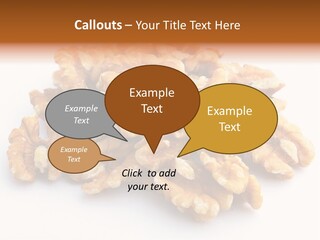 Macro White Fruit PowerPoint Template