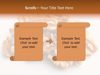 Macro White Fruit PowerPoint Template