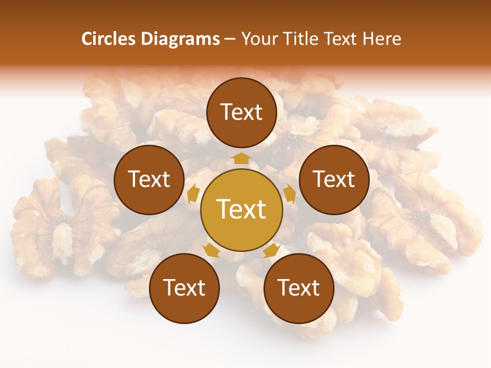 Macro White Fruit PowerPoint Template