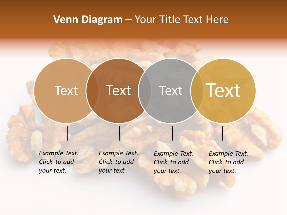 Macro White Fruit PowerPoint Template