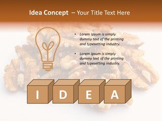 Macro White Fruit PowerPoint Template