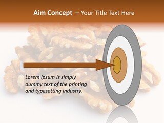 Macro White Fruit PowerPoint Template