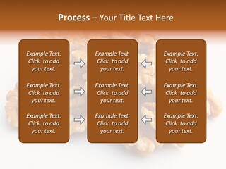 Macro White Fruit PowerPoint Template