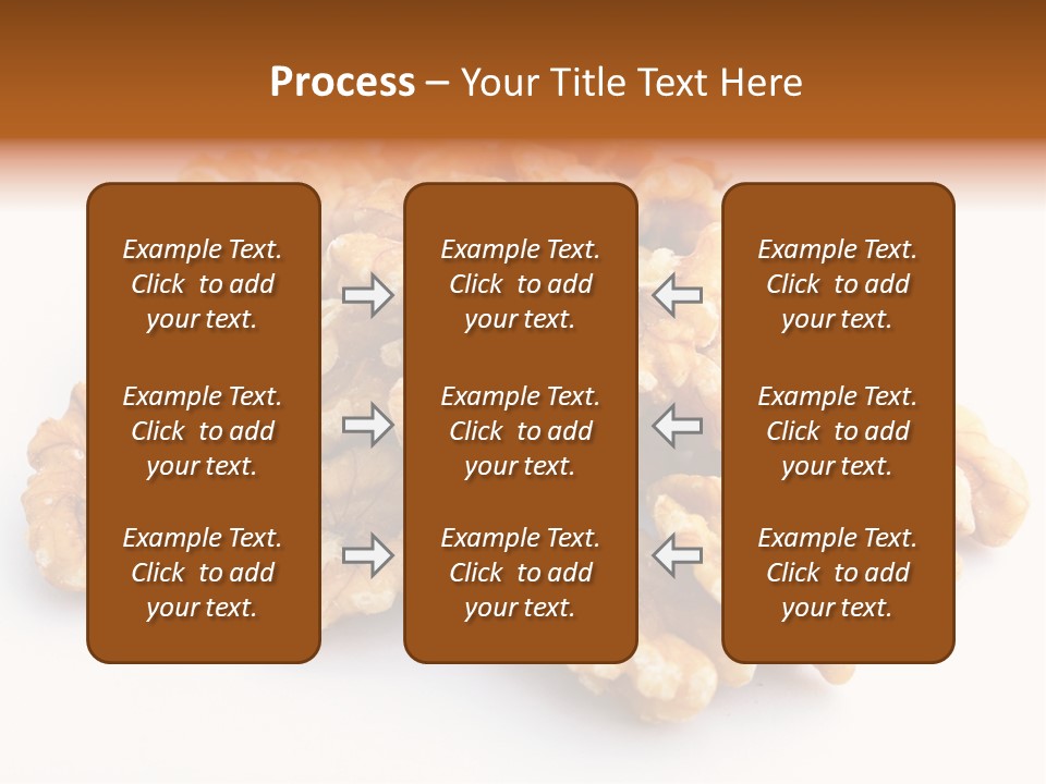 Macro White Fruit PowerPoint Template