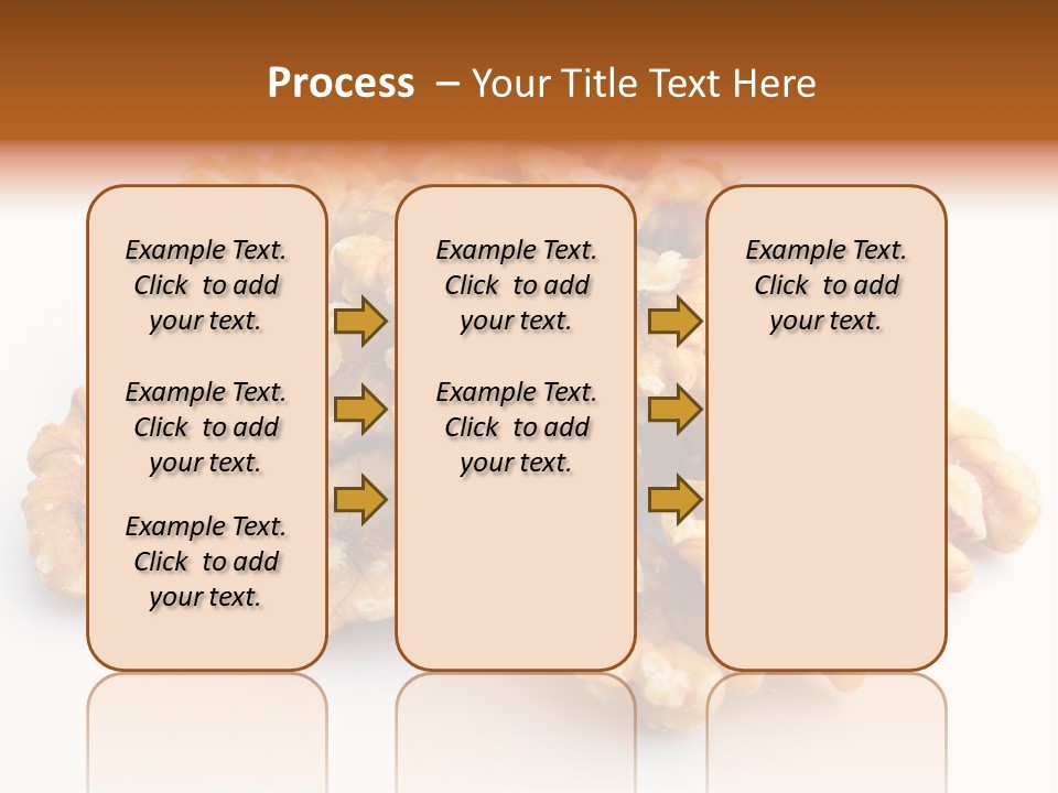 Macro White Fruit PowerPoint Template