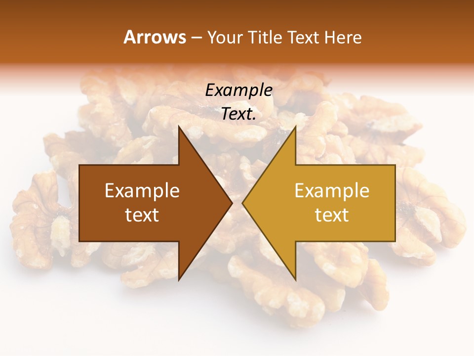 Macro White Fruit PowerPoint Template