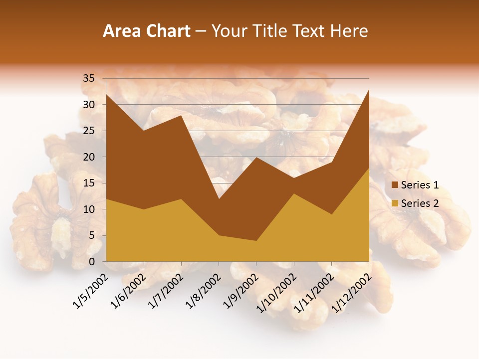 Macro White Fruit PowerPoint Template