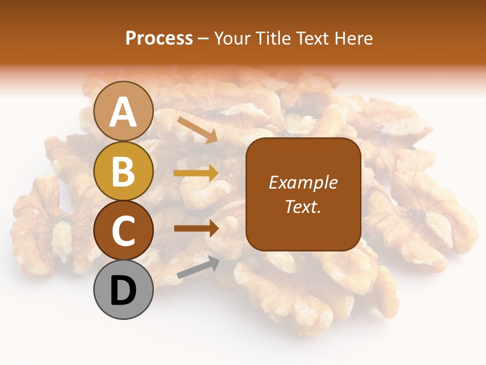 Macro White Fruit PowerPoint Template